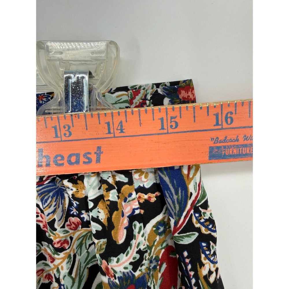 Vince Camuto Skirt Women Large Multicolor Paisley Floral Midi A-Line boho Fairy - Picture 7 of 8